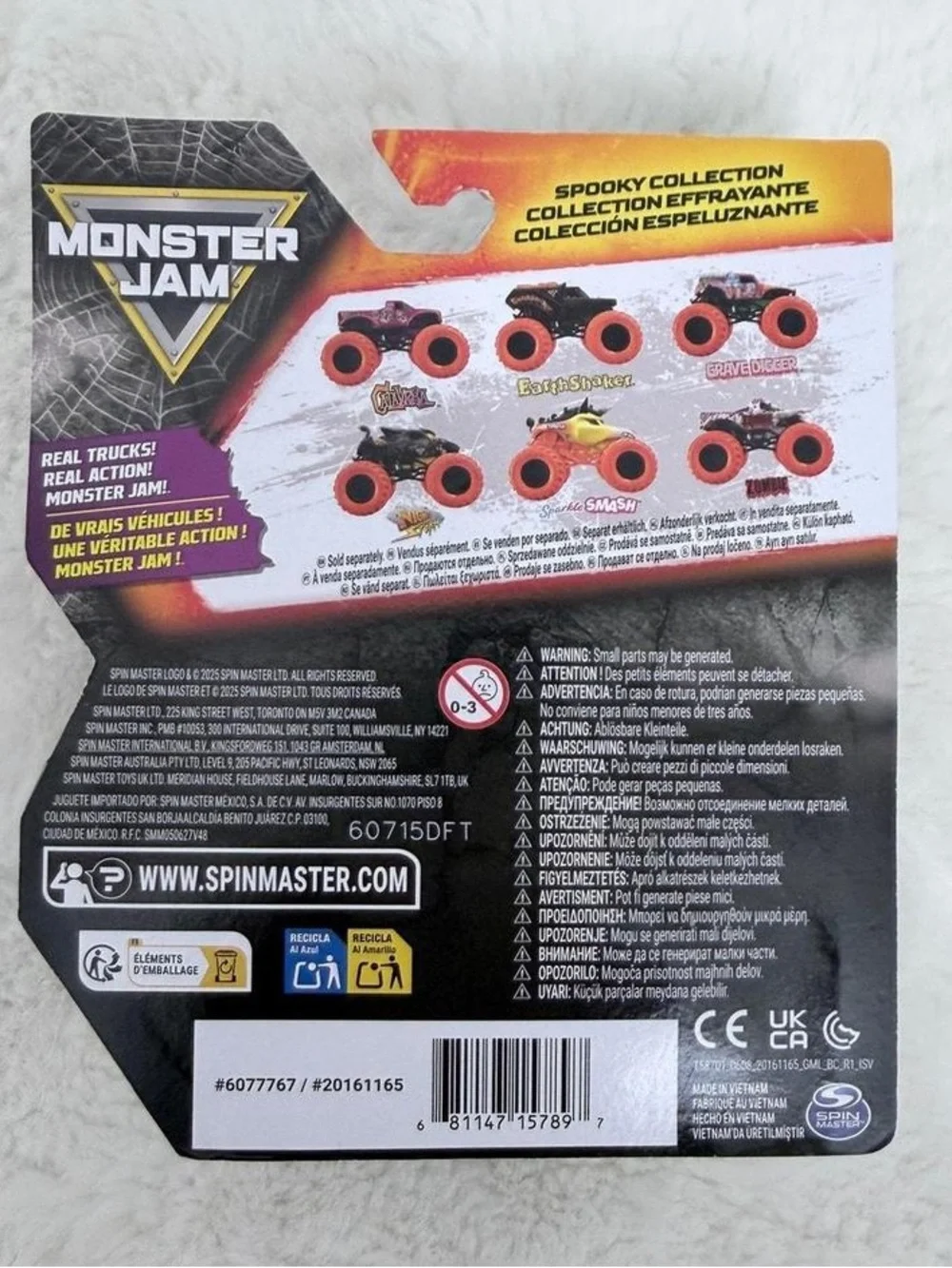 🔥 Monster Jam Grave Digger Spooky Collection Halloween Rare NEW